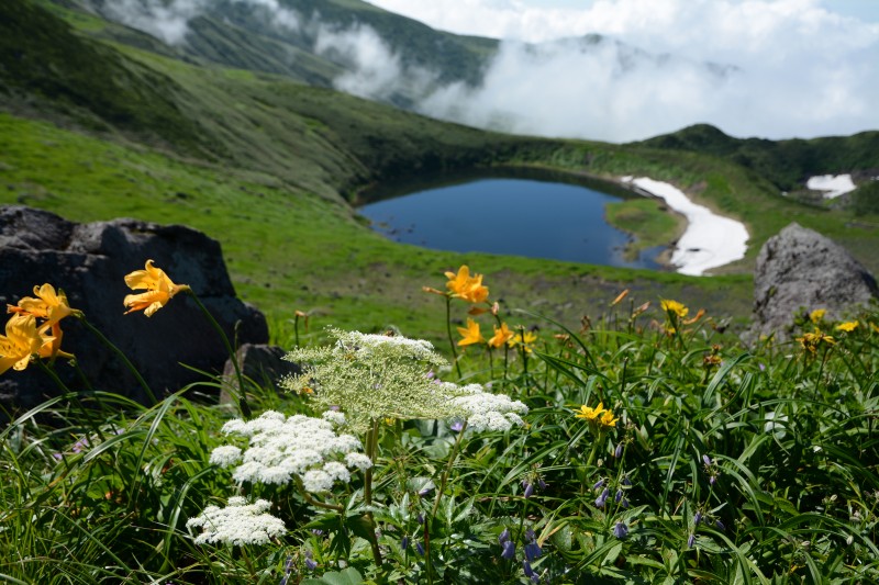 御浜より鳥海湖①