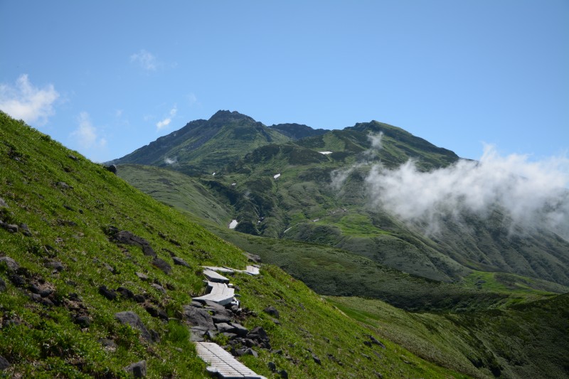 万助道分岐あと